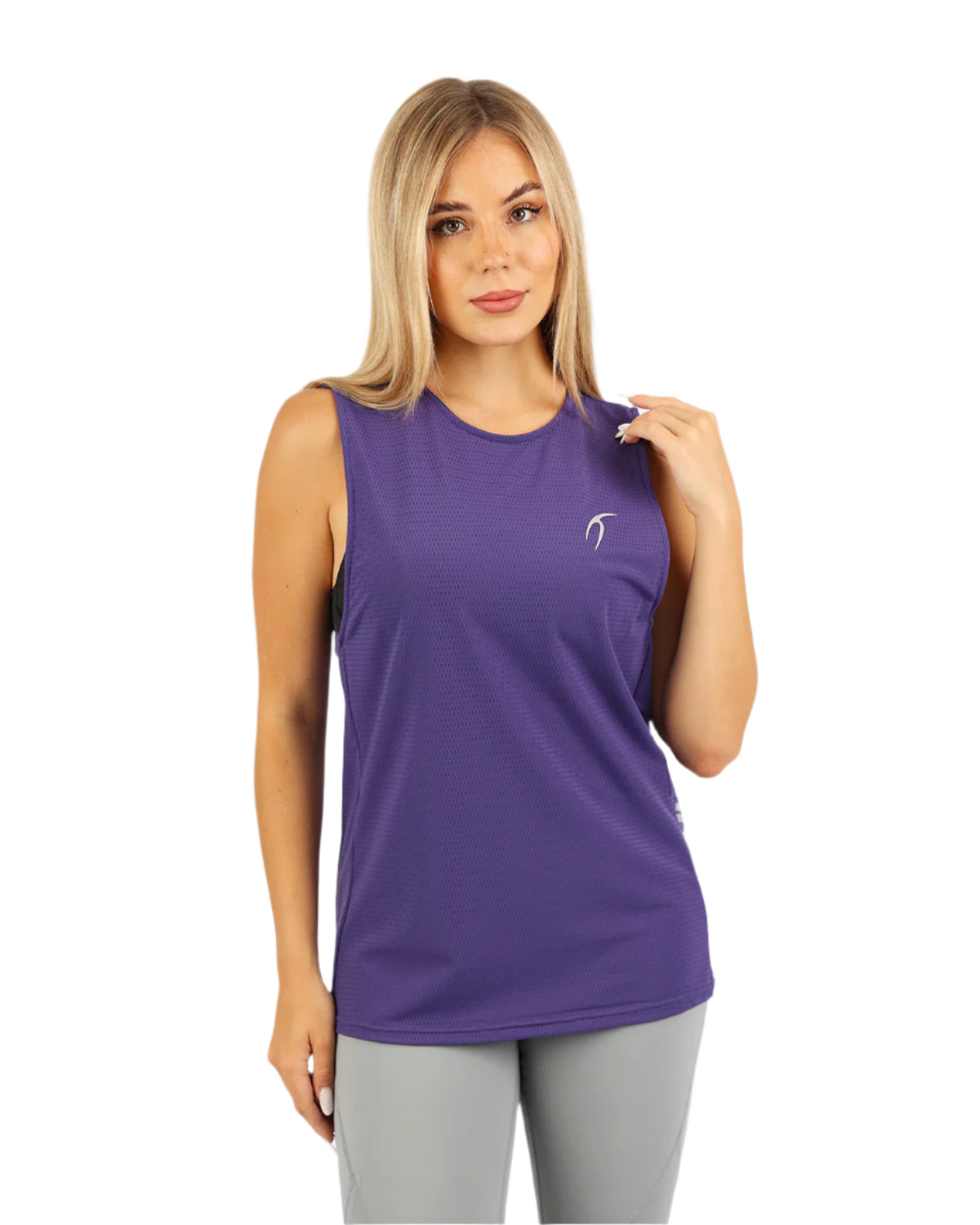 Victory Sleeveless Purple Tank Top-Atum -38632047