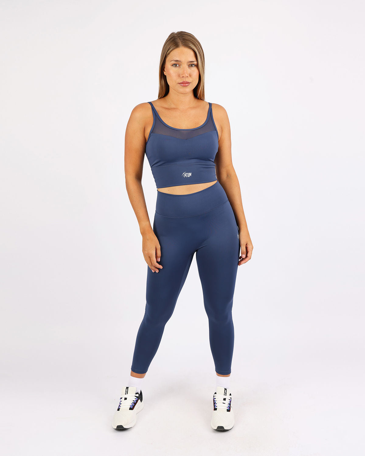 SculptFlex Navy Crossback Bra-Atum -42626098