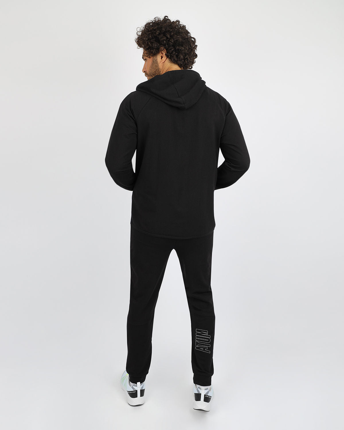 Men's Essential Black Jogger Pants-Atum -31121200