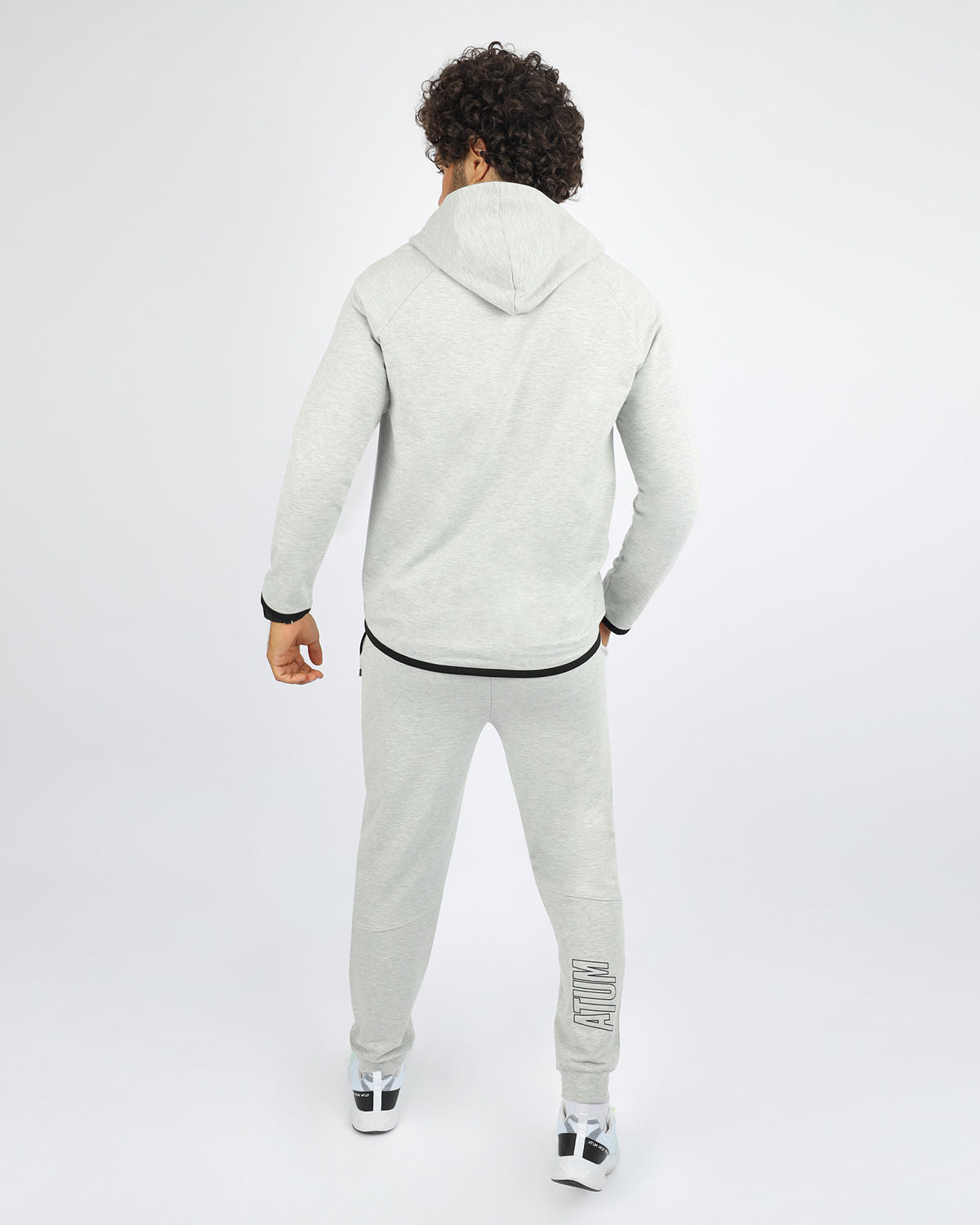 Men's Essential Light Gray Jogger Pants-Atum -22784929