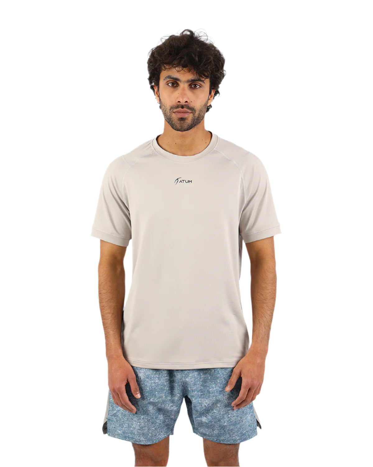 Energy Flow Men's Gray T-Shirt-Atum -72078862