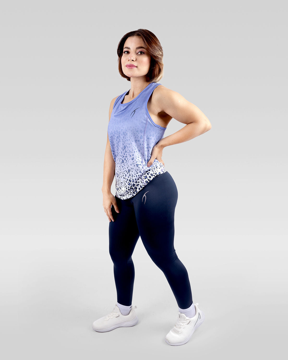 Colored Tank Purple Top-Atum -37371439