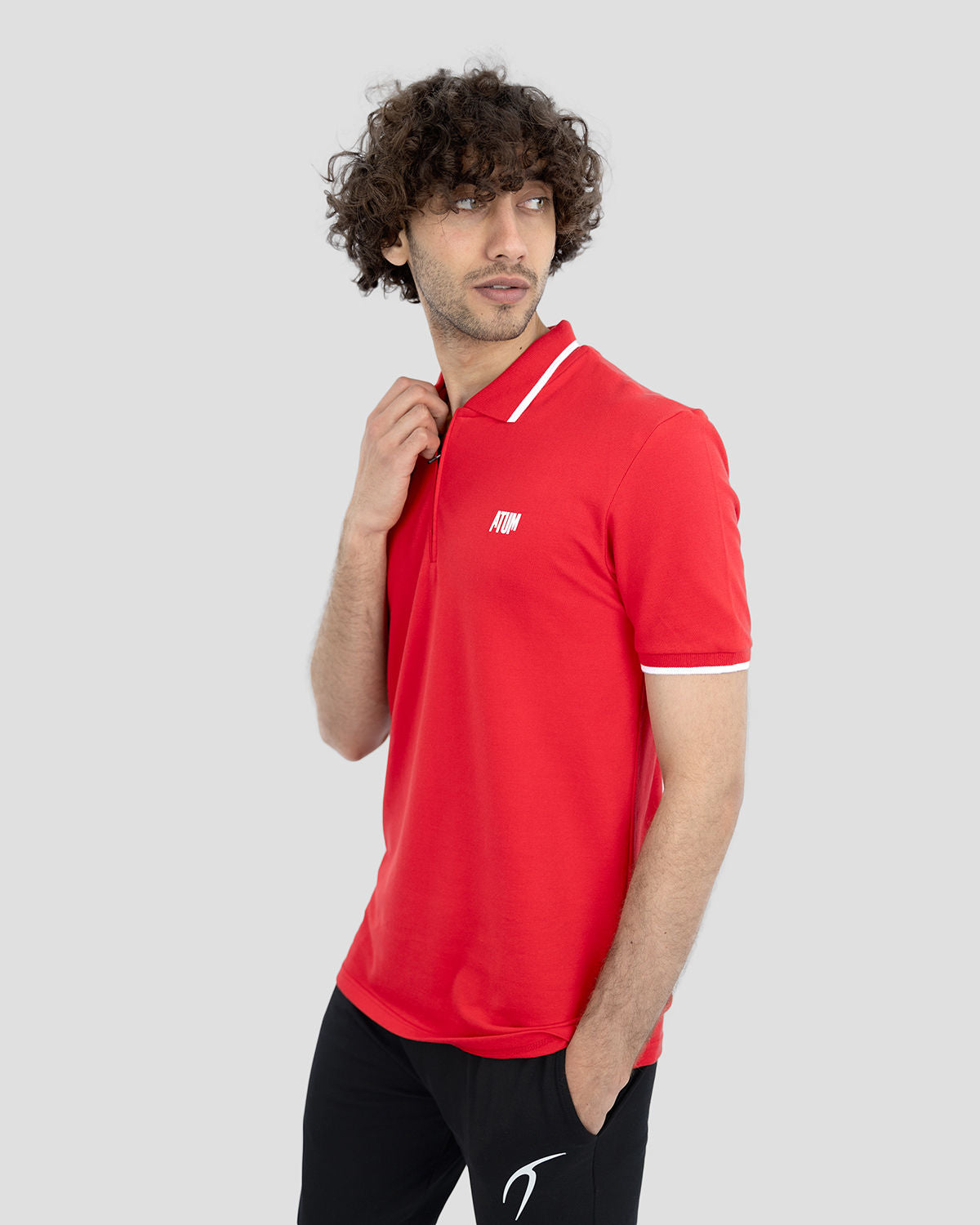 Men's Red Polo Shirt