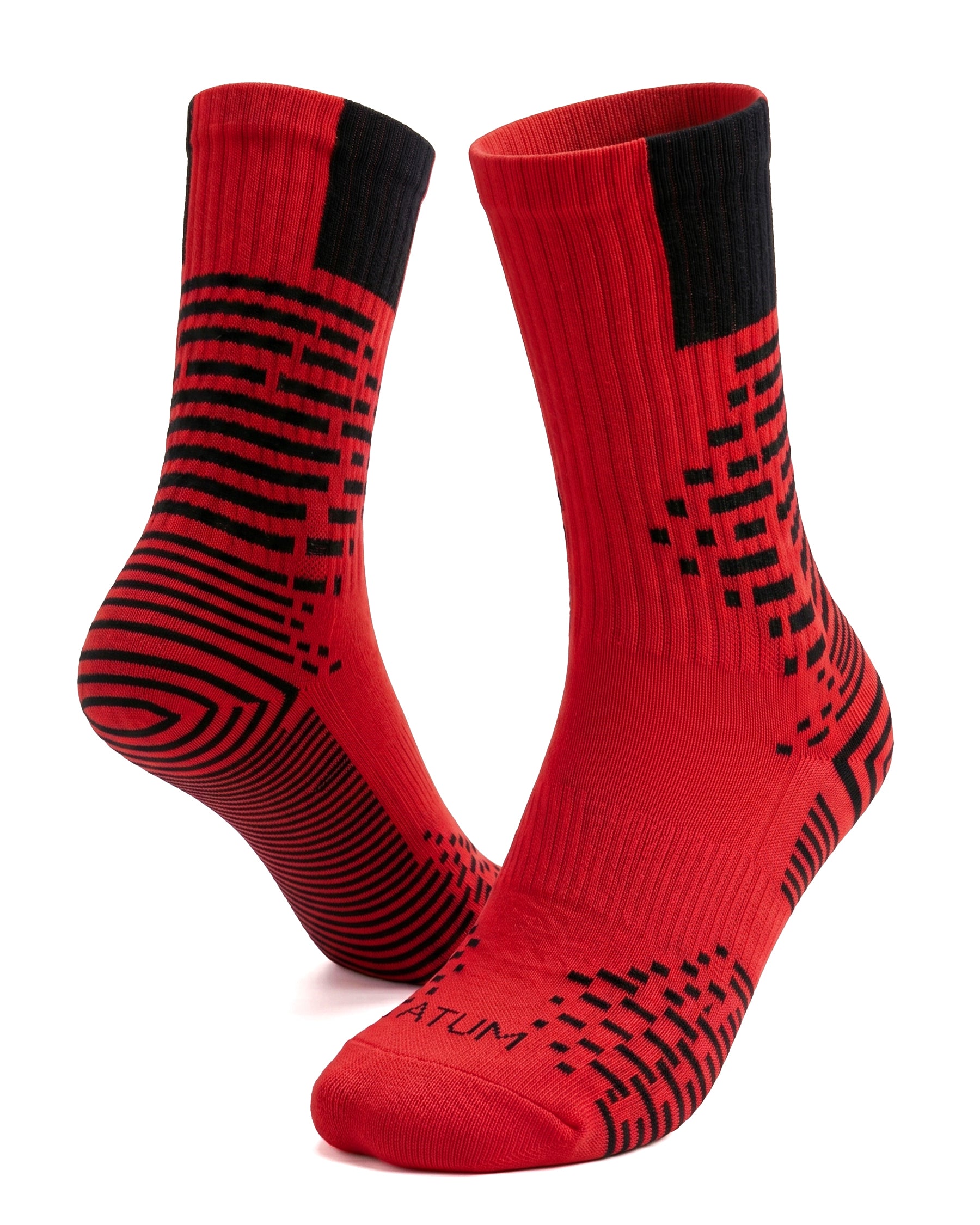 Adults Unisex Long Red-Tex Training Socks-Atum -5561512