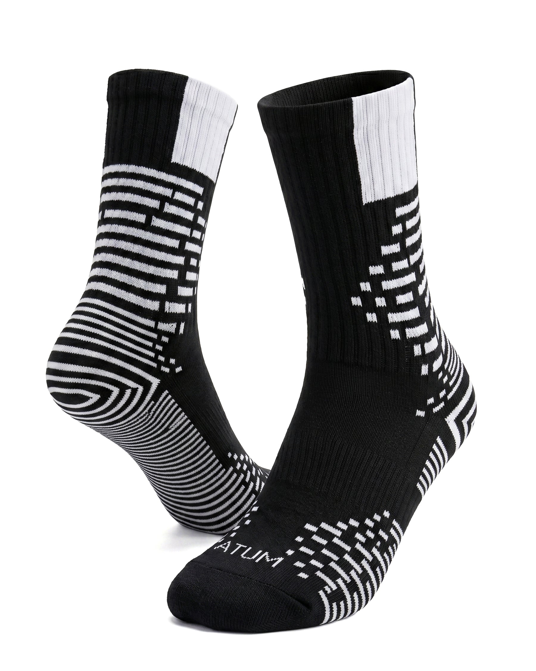 Adults Unisex Long Black-Tex Training Socks-Atum -98283156