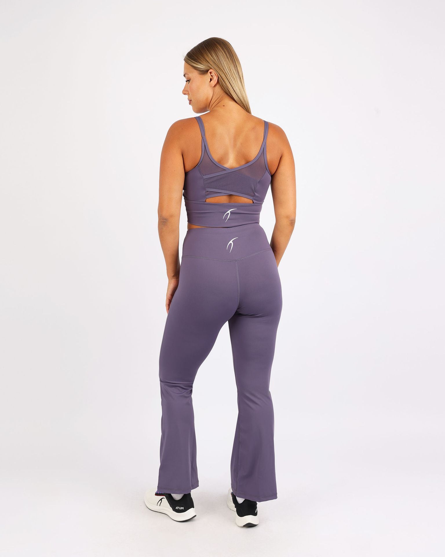 Wide Leg Yoga Violet Leggings-Atum -93398781