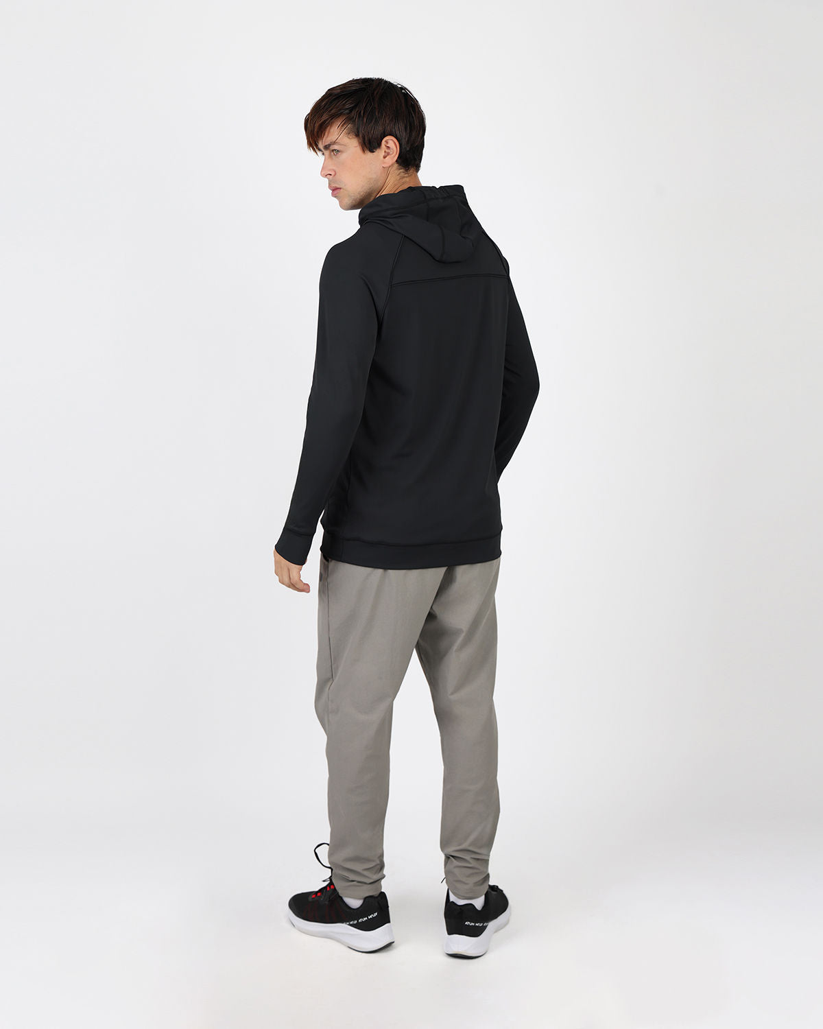 Long-Sleeve Training Black Hoodie-Atum -92562015