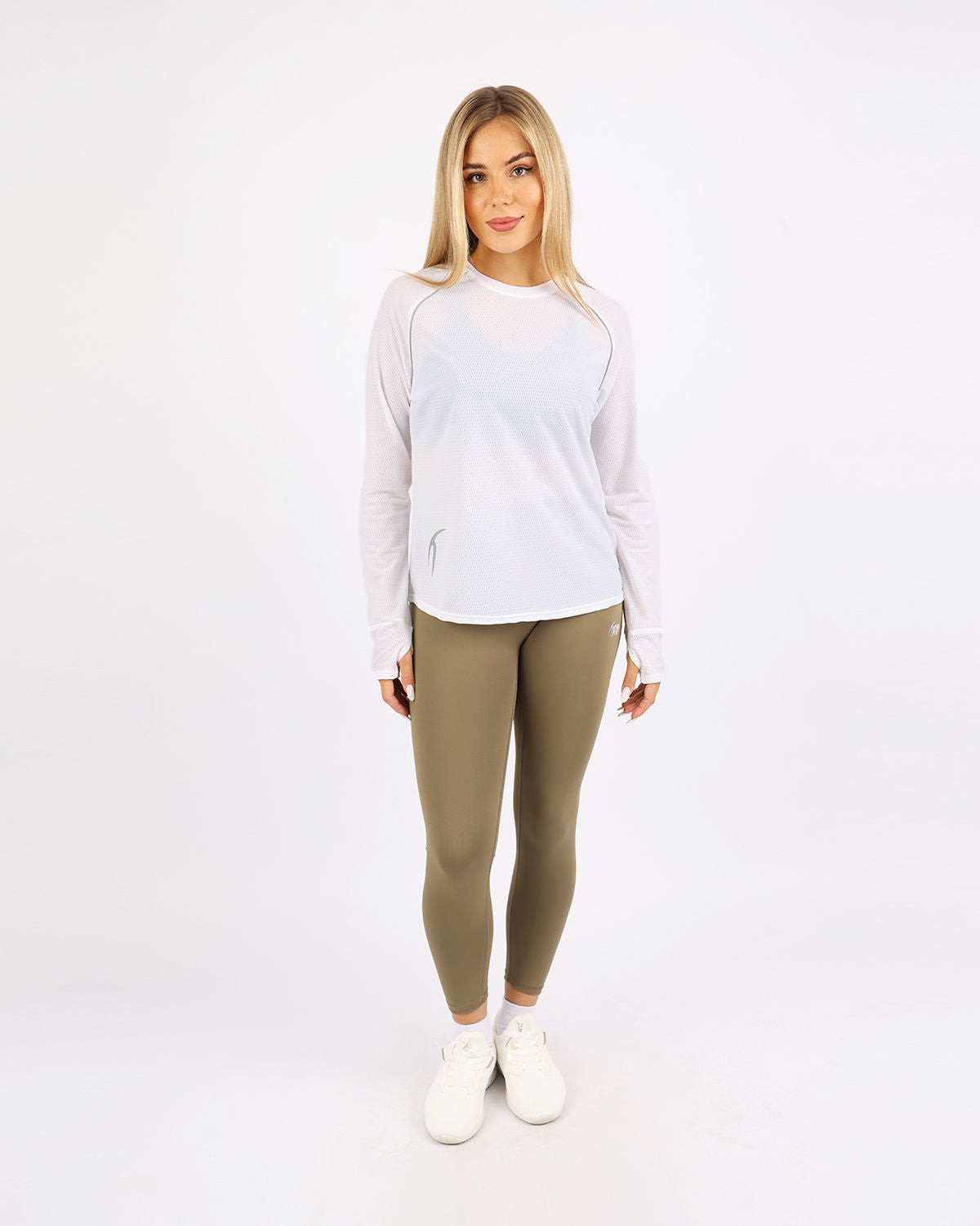 Long-Sleeve Training White Top-Atum -97946861