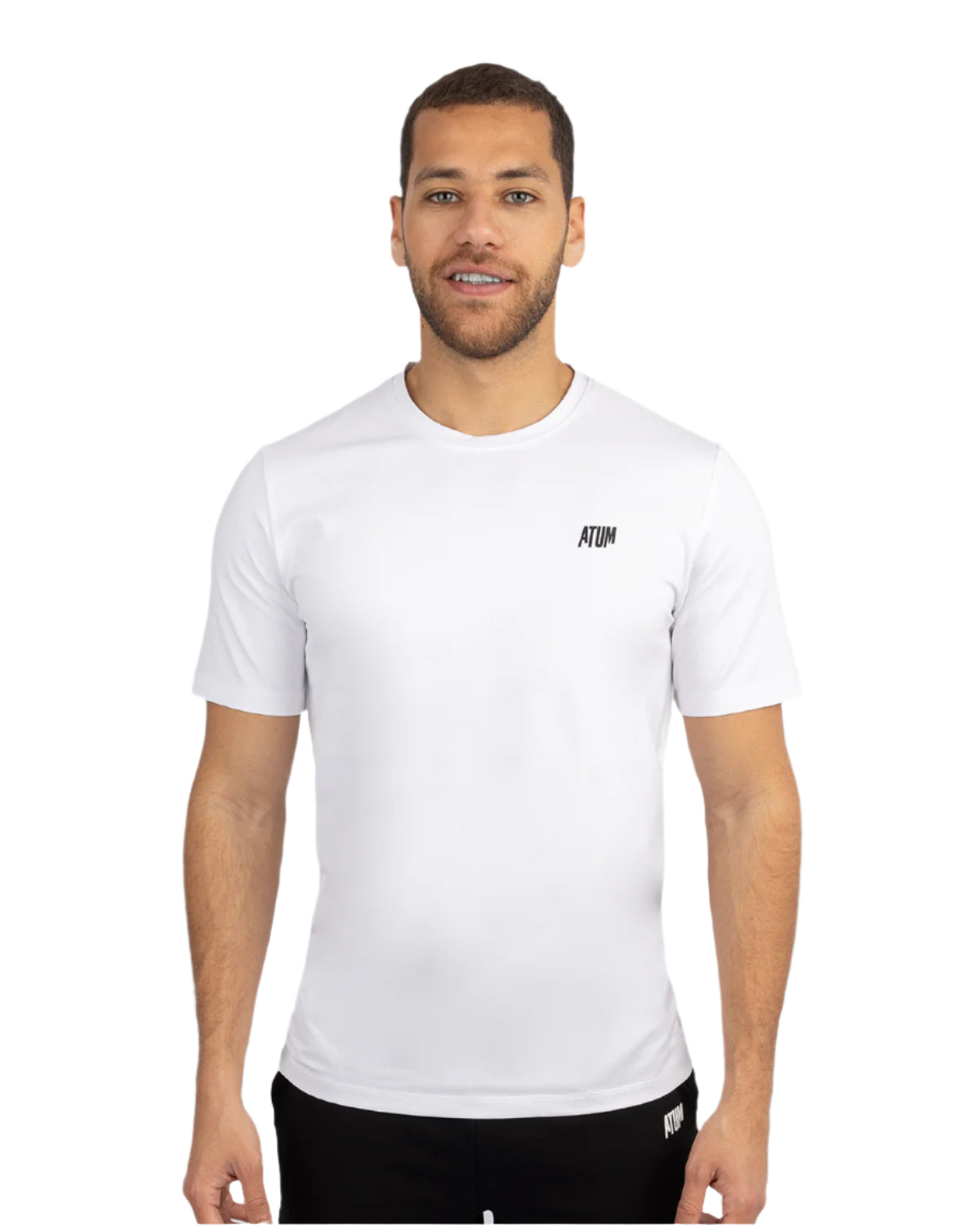 Basic Cotton White T-Shirt-Atum -23451537