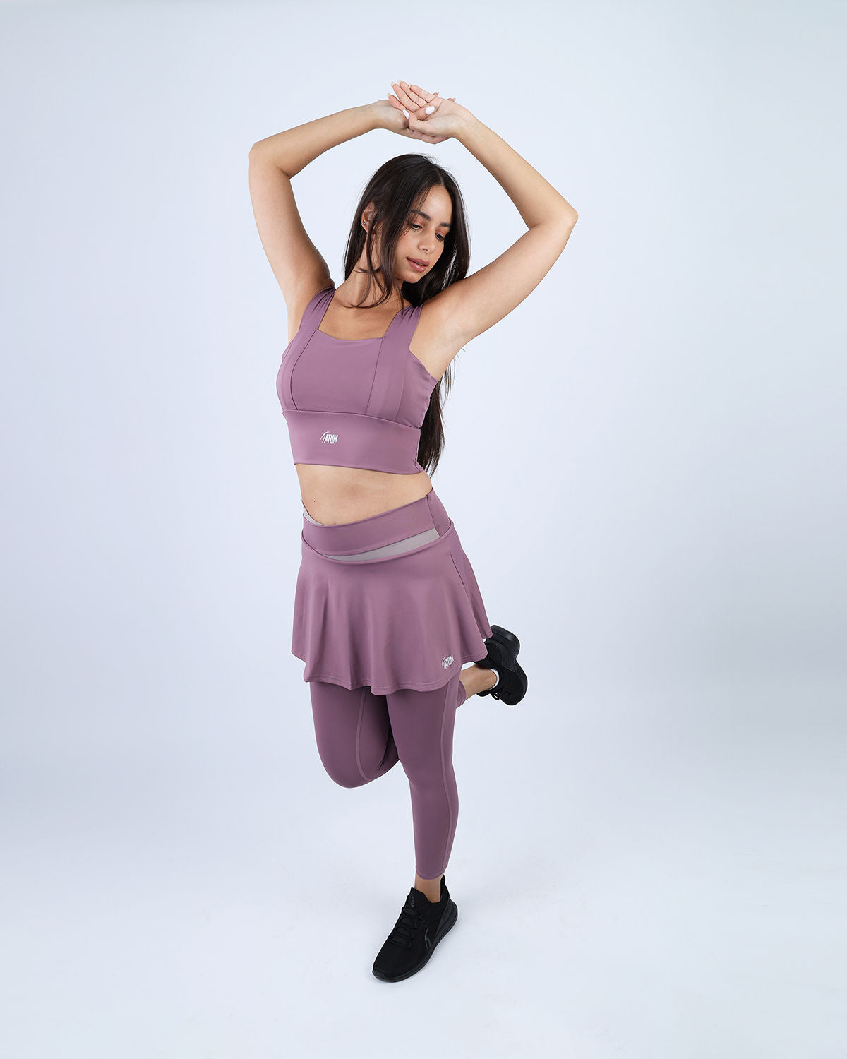 Yoga Fitness Purple Sports Bra-Atum -63857900