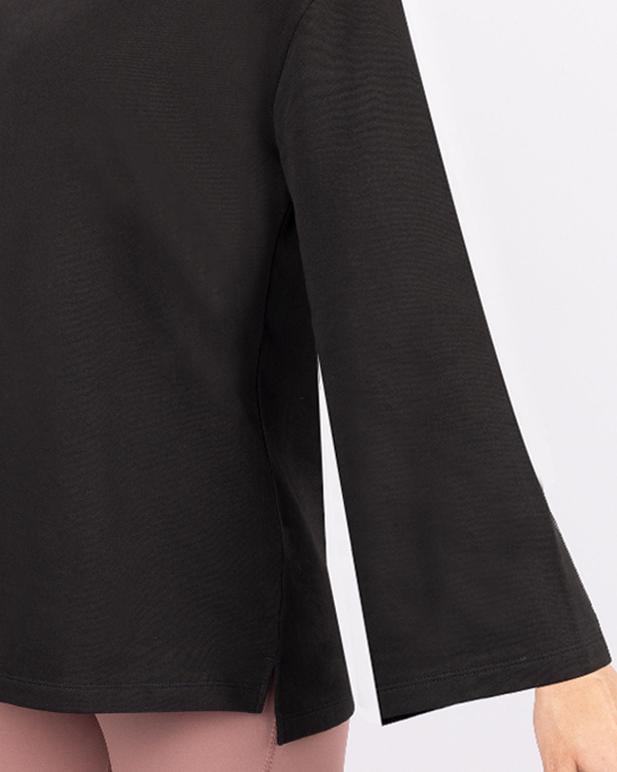 Elegance Oversize Black T-Shirt-Atum -3360012