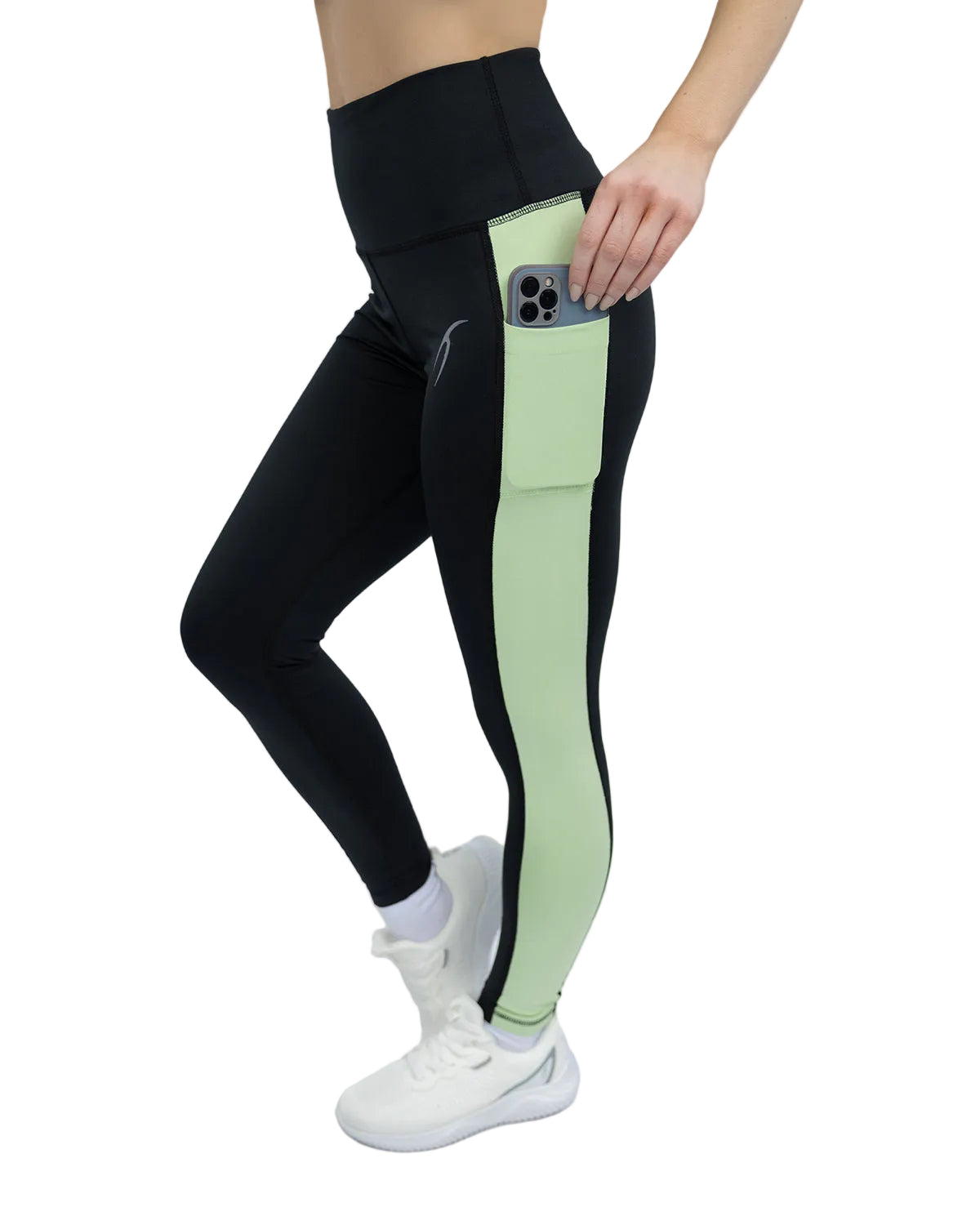 Flowery Plain Black Leggings-Atum -13140212