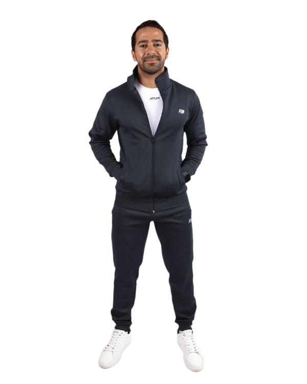 Basic Black Training Suit-Atum -39503073