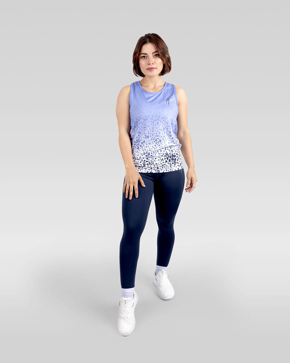 Colored Tank Purple Top-Atum -82341009