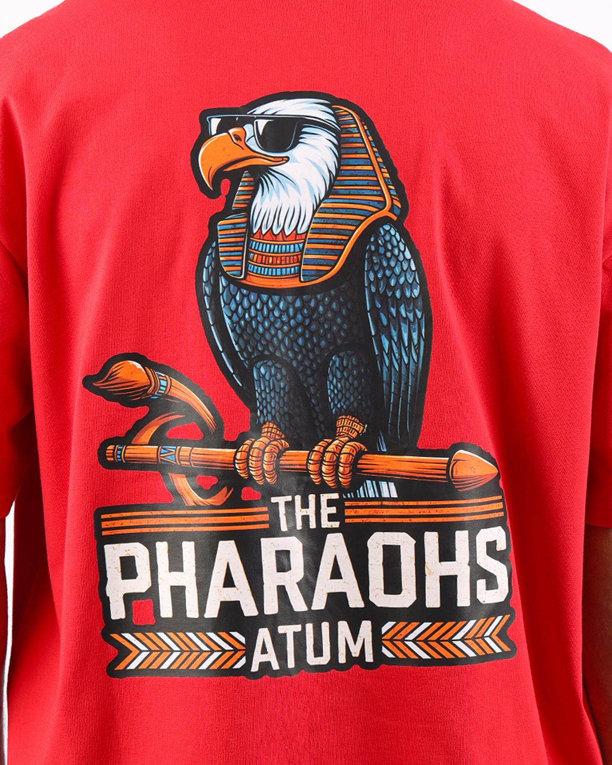 Pharaohs Legacy Red T-Shirt-Atum -35617723