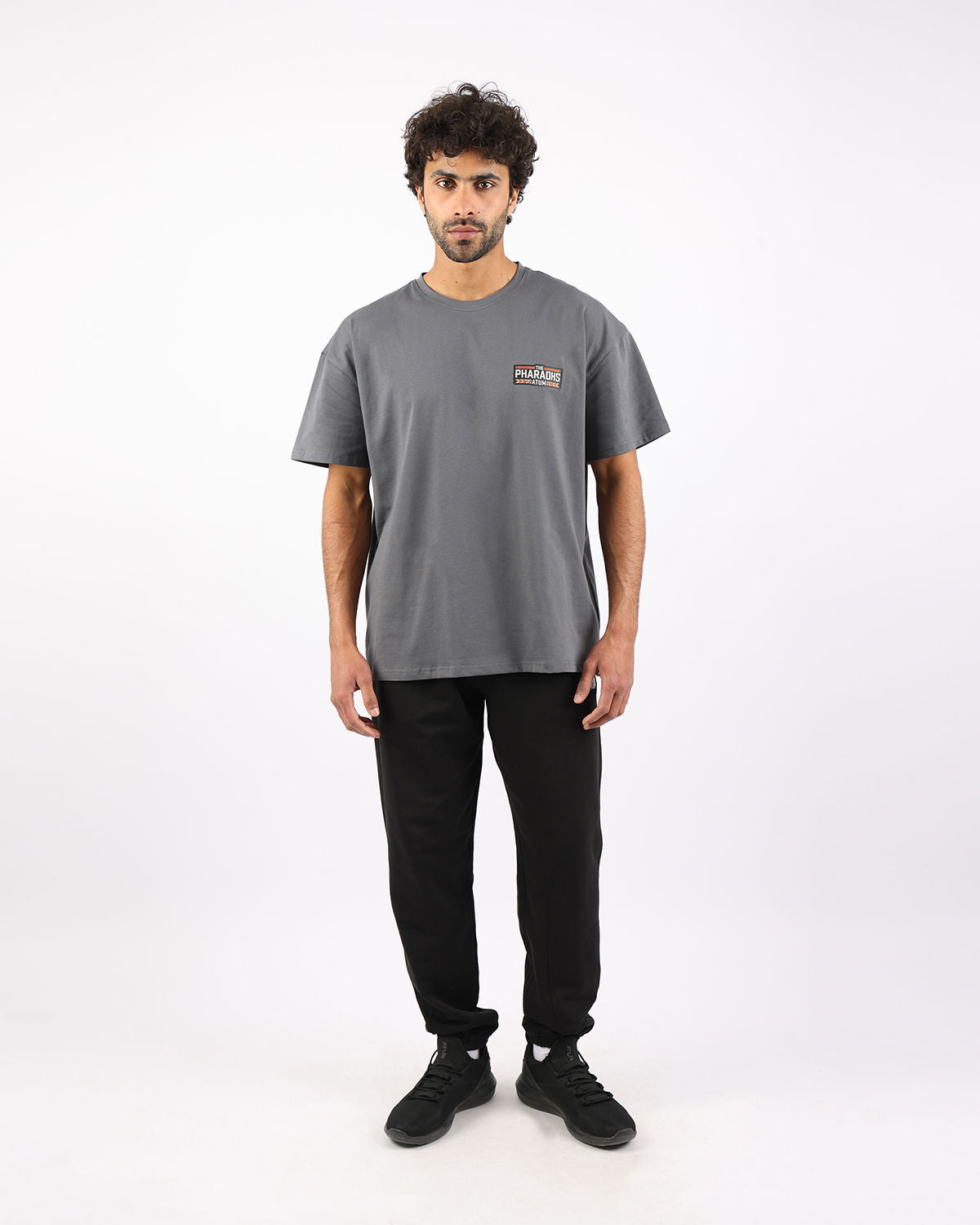 Pharaohs Legacy Dark Gray T-Shirt-Atum -94482133
