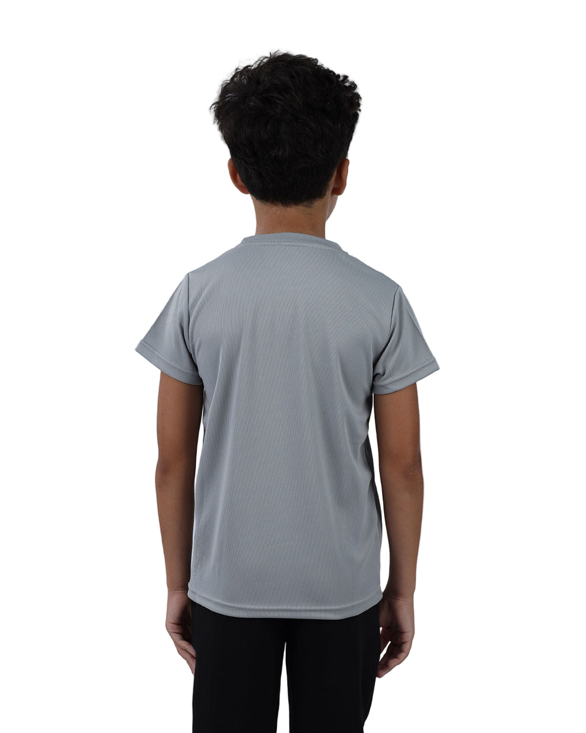 Dri-Fit Boys Basic Gray T-Shirt-Atum -409209