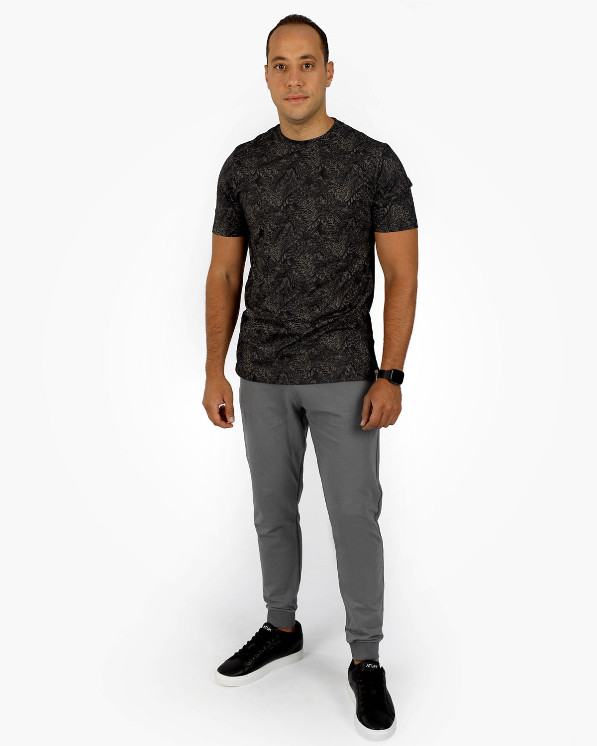 Splash Clash Forest Black T-Shirt-Atum -83380187