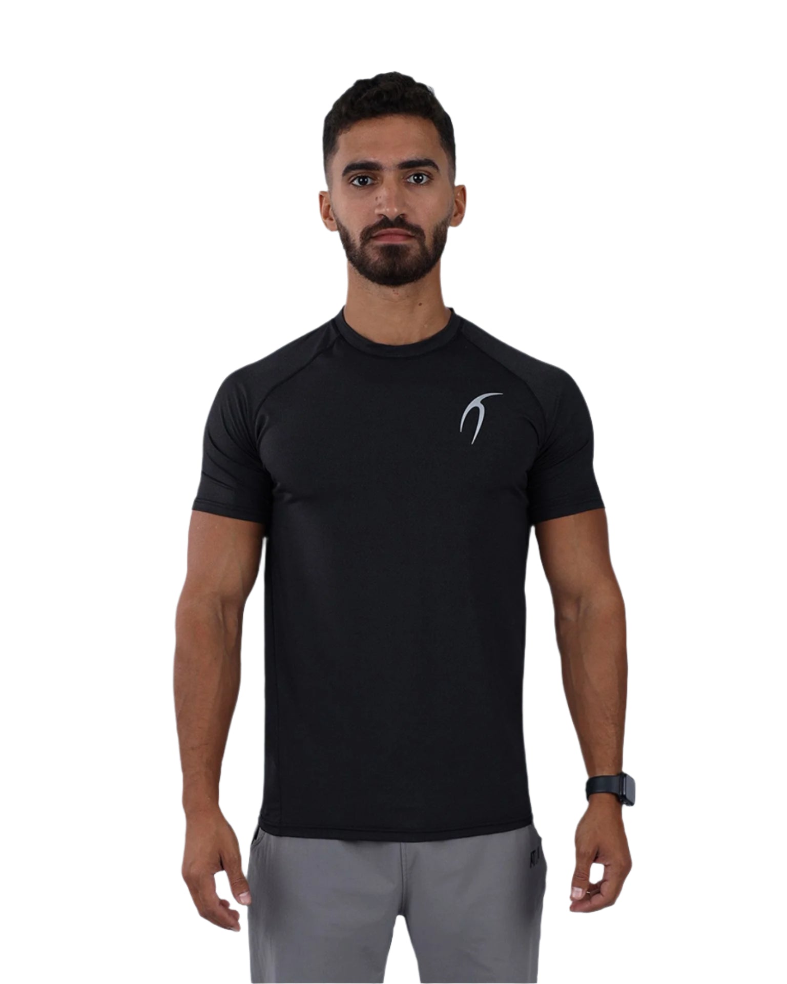 Dri-FIT Short-Sleeve Black Fitness Top-Atum -28703631