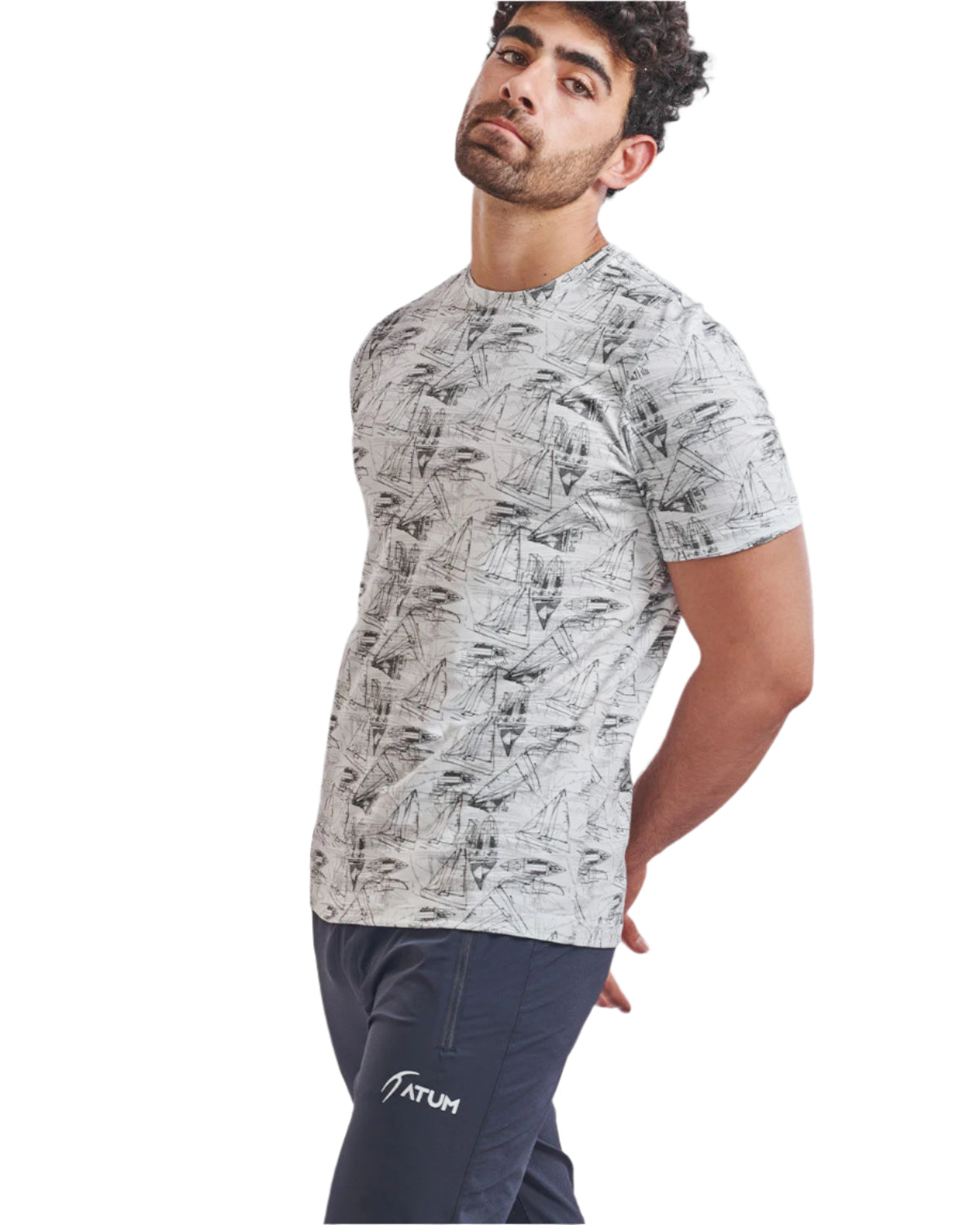 Sailor Mystery Men's Black T-Shirt-Atum -66529268