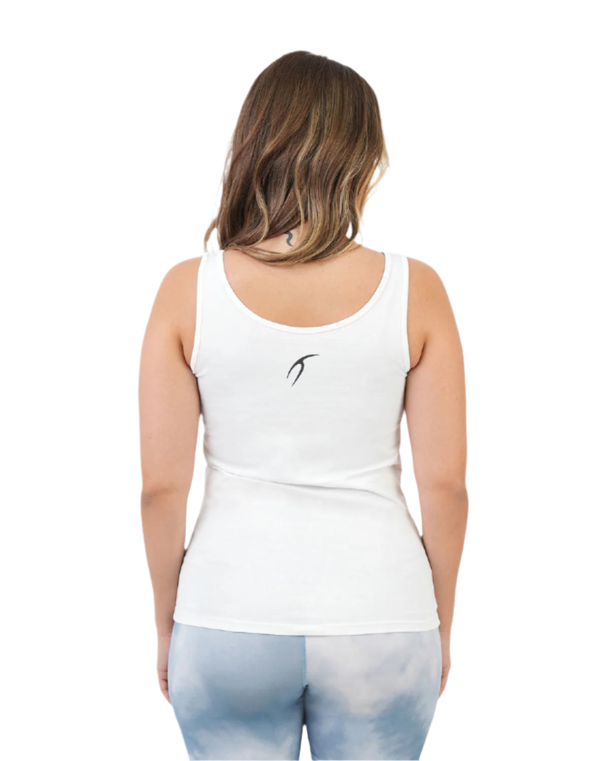 Basic White Tank Top-Atum -24316725