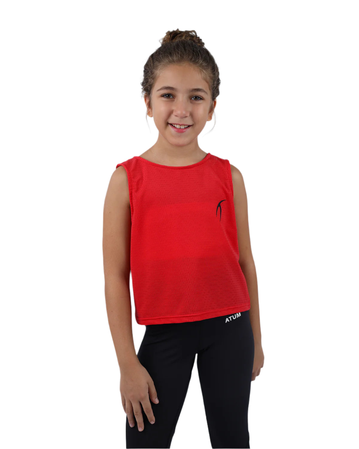 Ultra Sleeveless Cropped Red T-Shirt-Atum -27799645