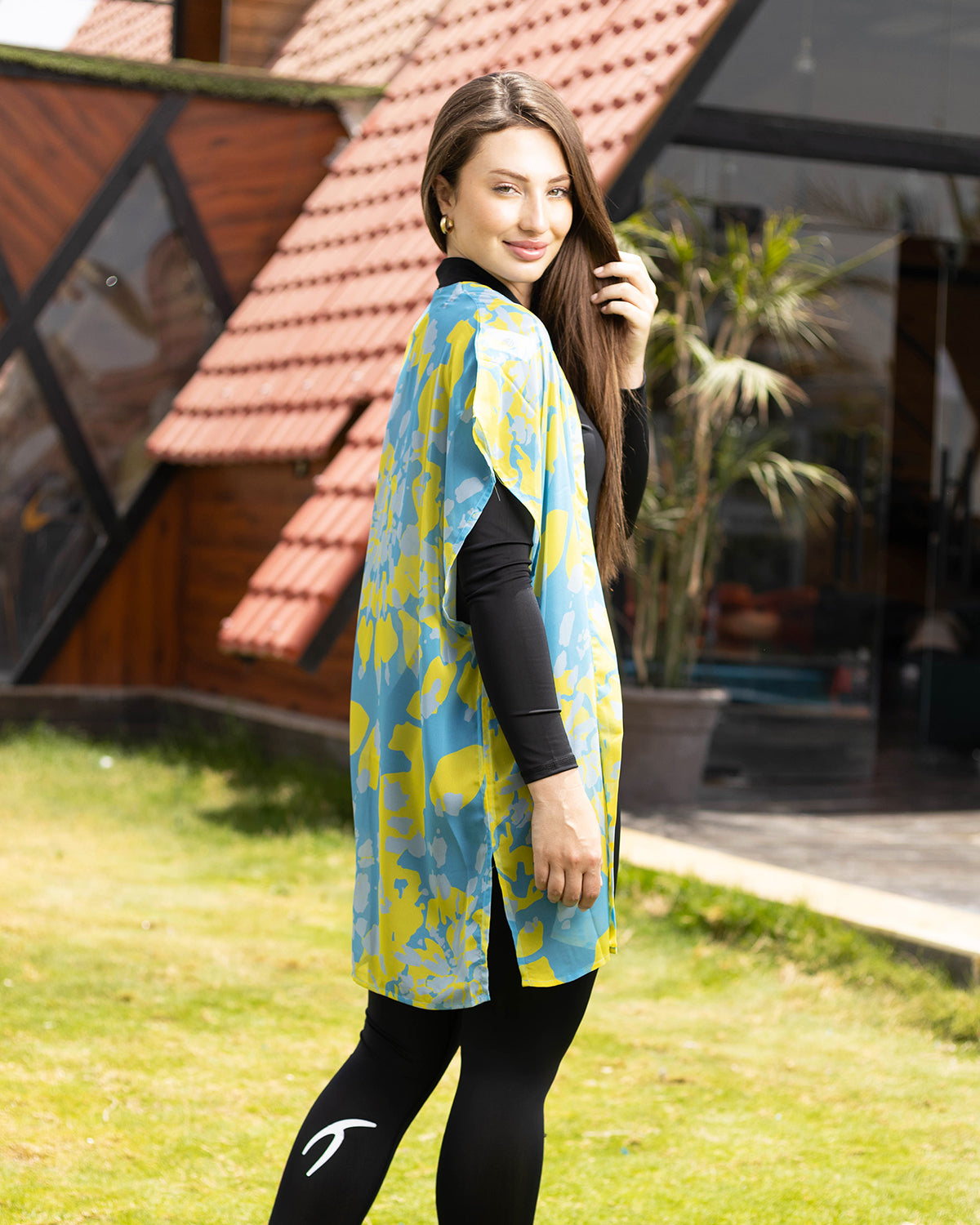 Golden Sands Yellow Kimono-Atum -45557217