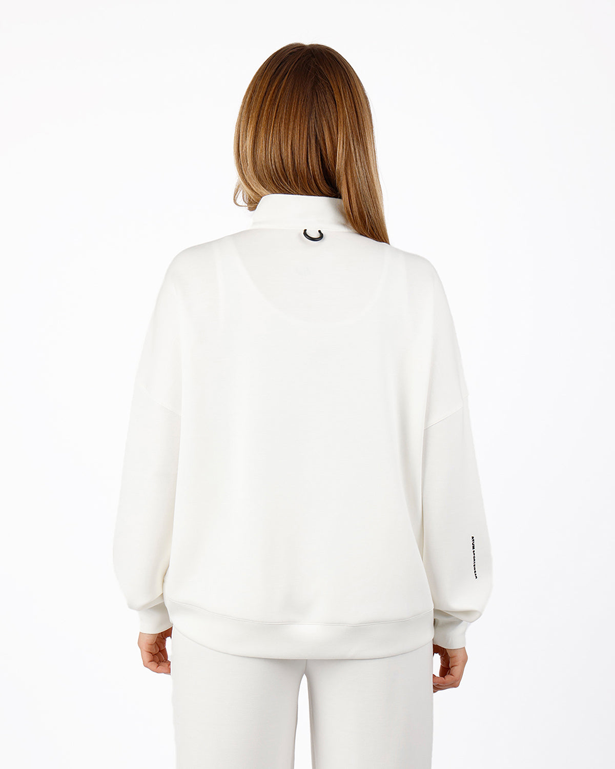 HalfZip Women's White Tracksuit-Atum -97264783