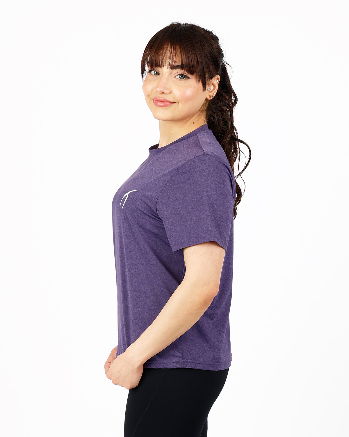 Hyper Short-Sleeves Purple Training Top-Atum -94652889