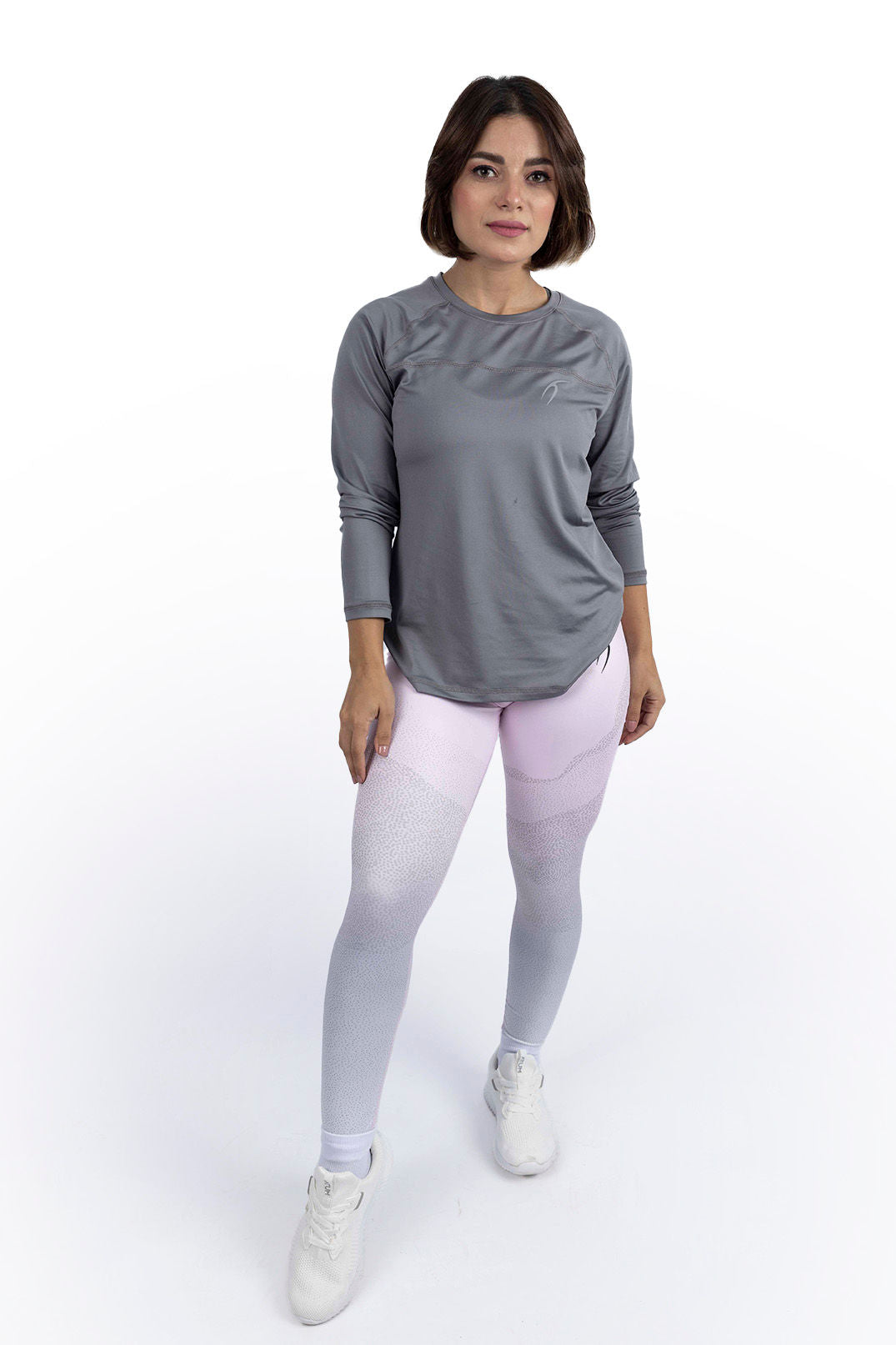 Women's Limitless Pink Leggings-Atum -86072398