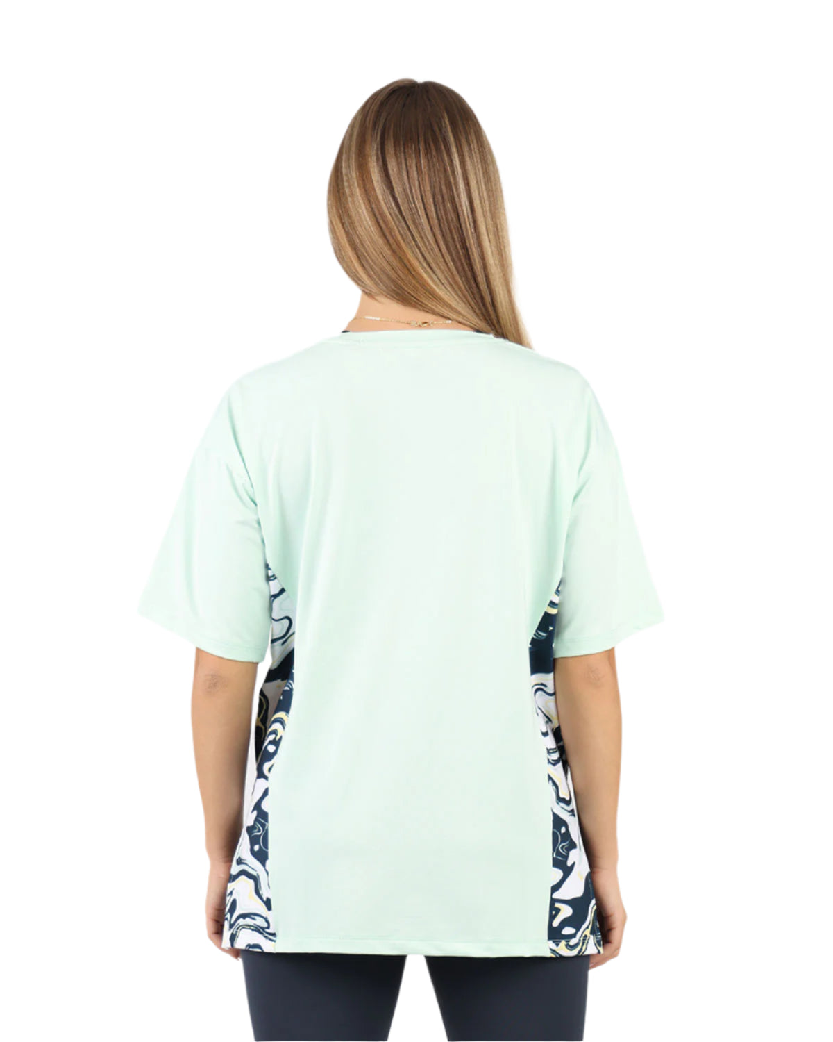 Women's Oversized Mint T-Shirt-Atum -34039846