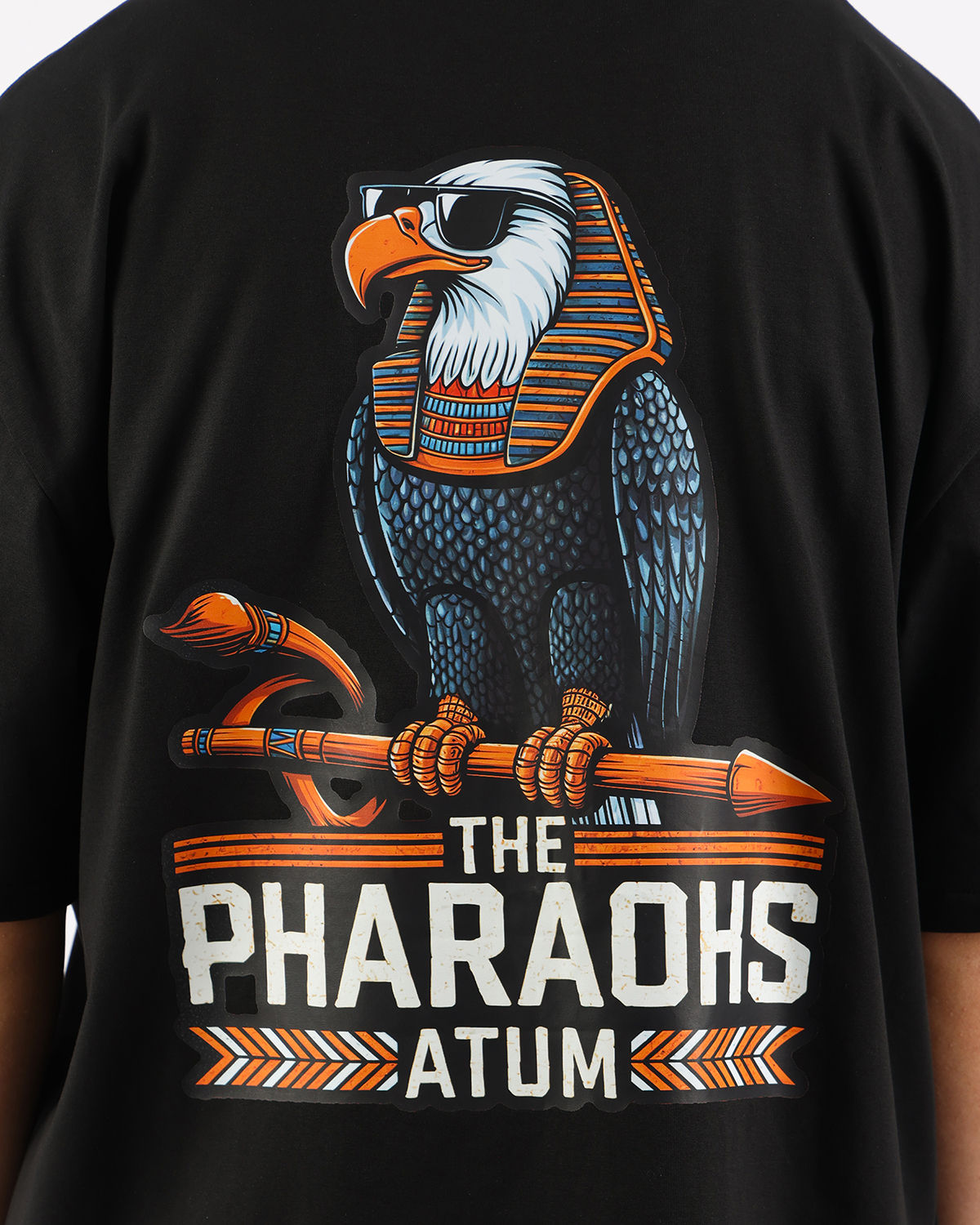 Pharaohs Legacy Black T-Shirt-Atum -29053458