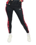 Printed Panel Black Leggings