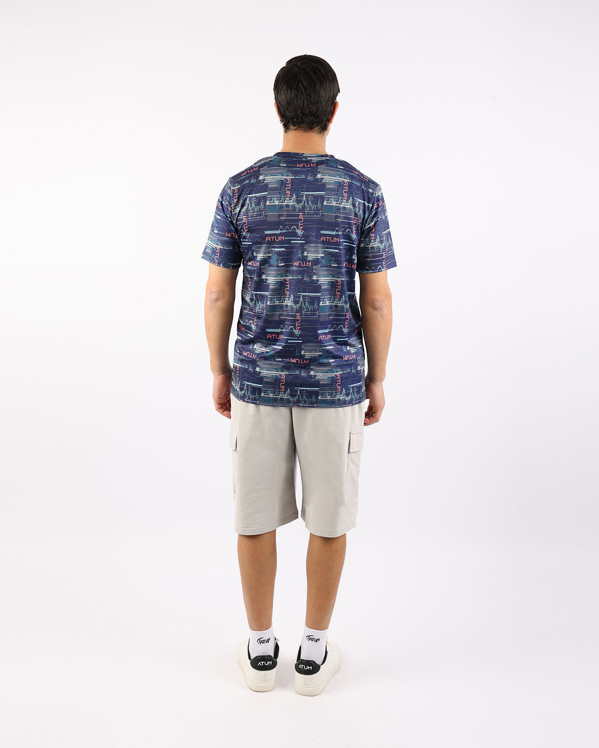 Cyberwave Men's Navy T-Shirt-Atum -30991283