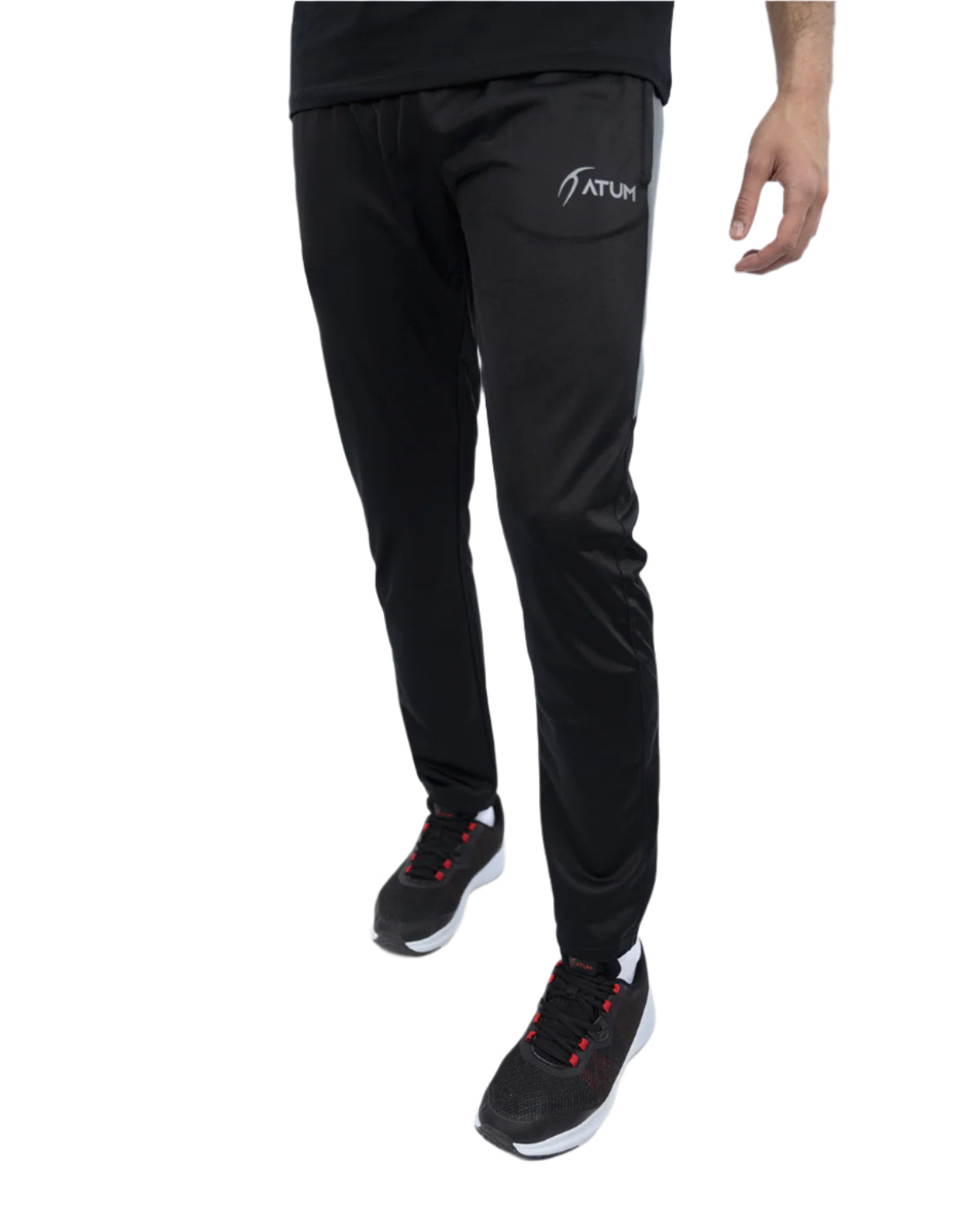 Men's Dynamic Black Sweatpants-Atum -44024065