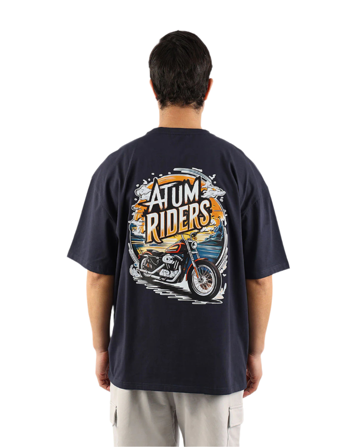 Highway Riders Navy T-Shirt-Atum -8697860