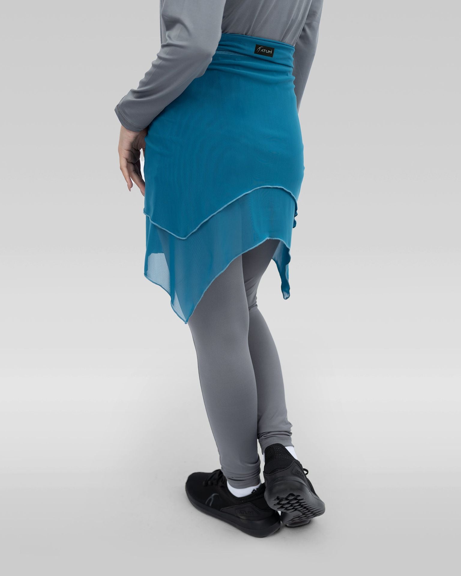 Women's Blue Hip Cover-Up-Atum -60380981
