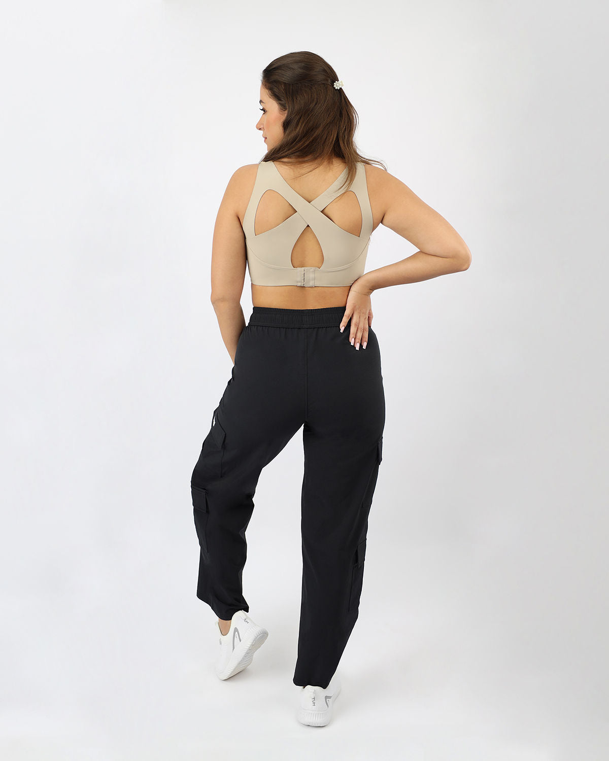 Women's Cargo Navy Pants-Atum -15932128