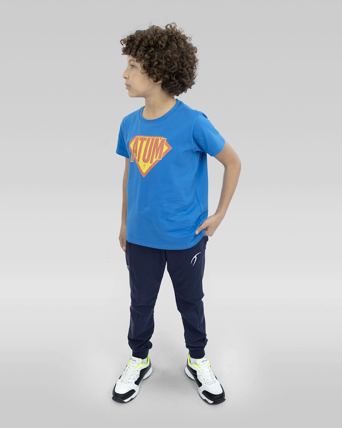 Super Hero Boy's Blue T-Shirt
