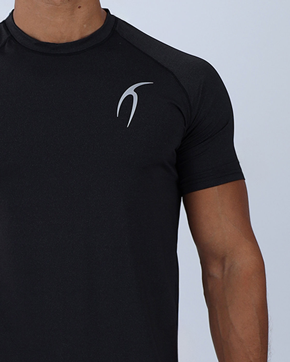 Dri-FIT Short-Sleeve Black Fitness Top-Atum -2571856
