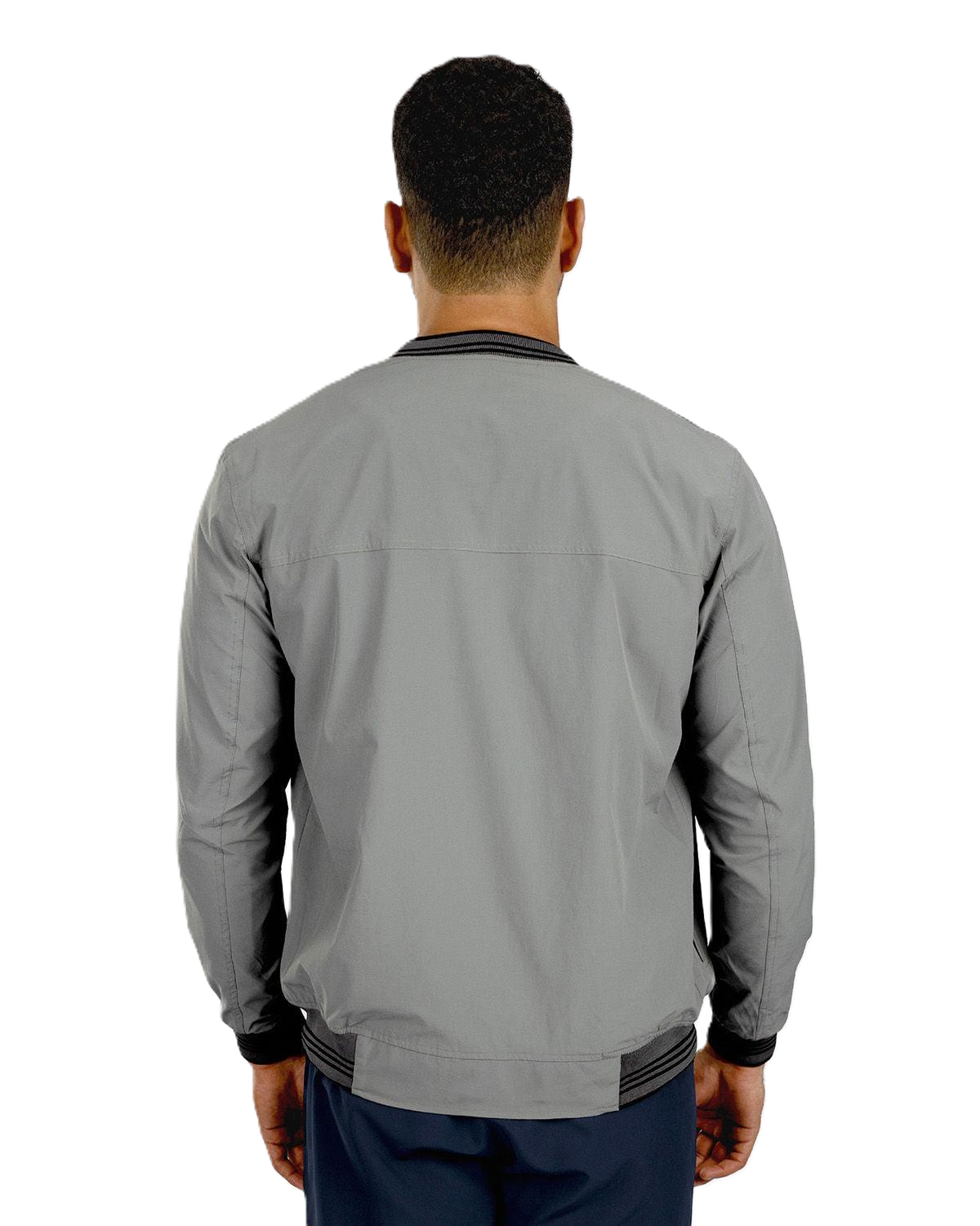 Windbreaker Gray Jacket-Atum -65666611