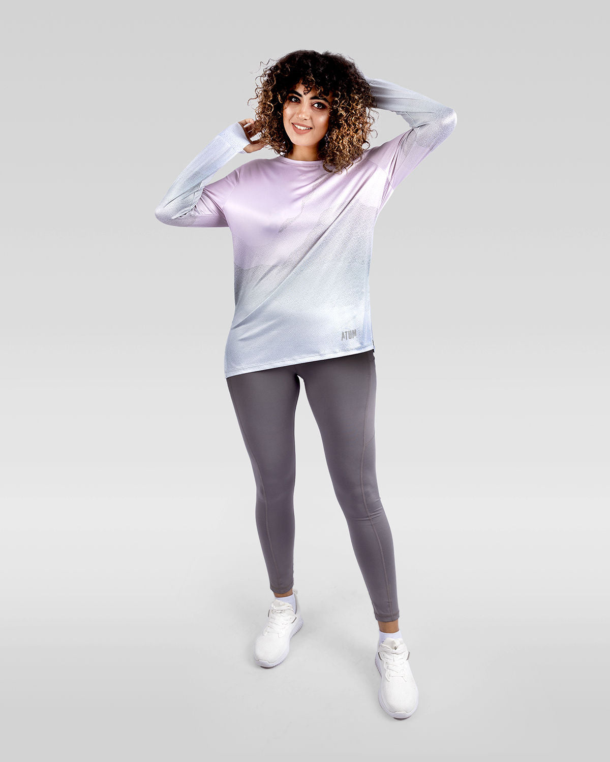 Women's Gradient Pink Top-Atum -5545094