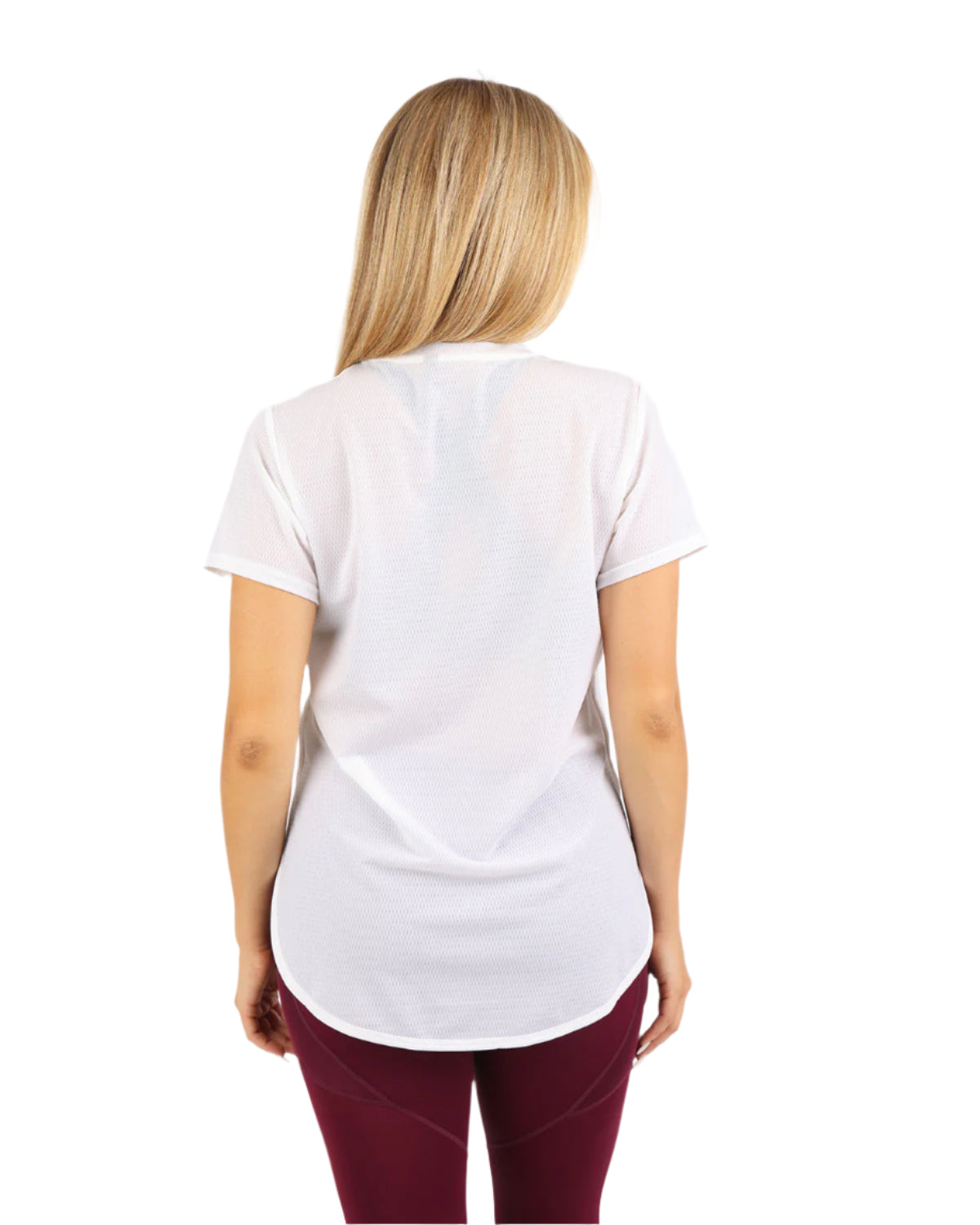 Short-Sleeve Training White Top-Atum -66931482