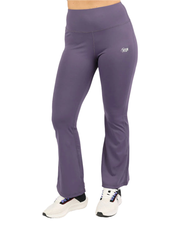 Wide Leg Yoga Violet Leggings-Atum -58179067