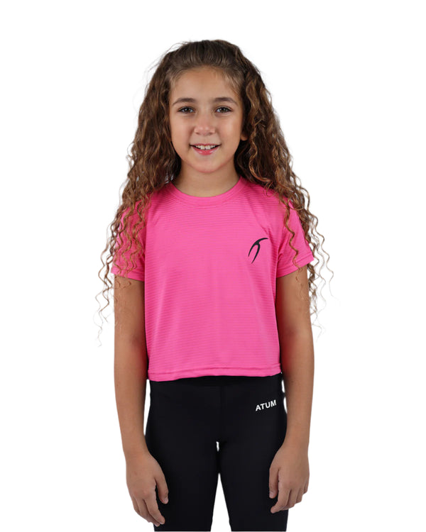 Alice Cropped Fuchsia T-Shirt-Atum -97866728