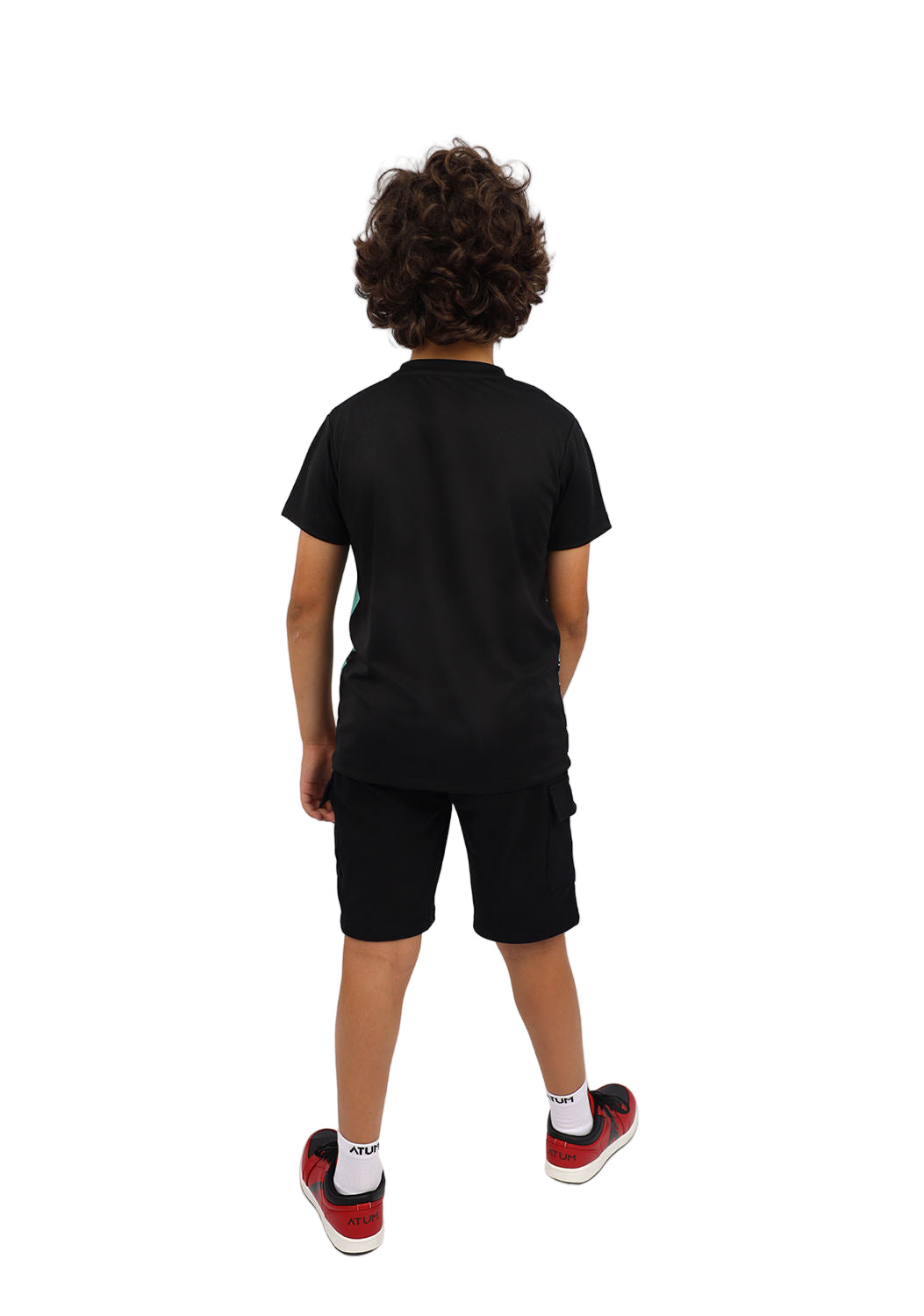 Monkey Graphic Boy's Black T-Shirt-Atum -42105856