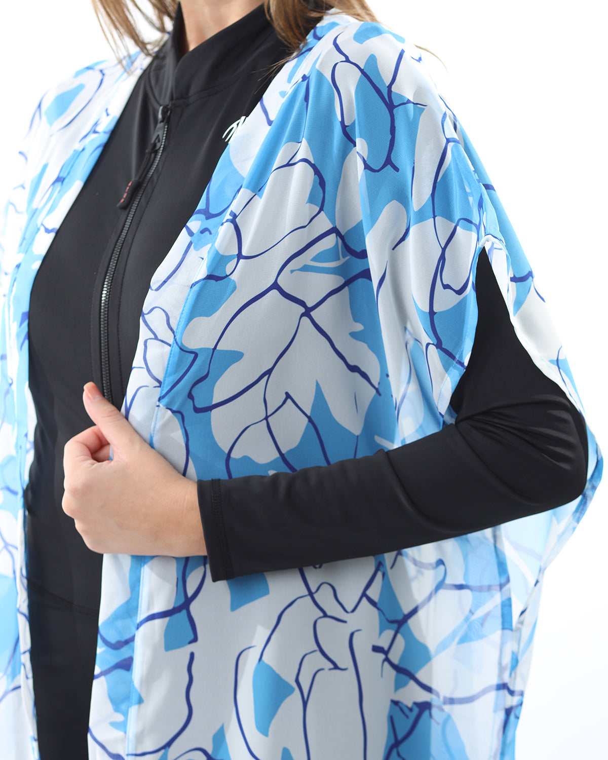 Blue Sky Turquoise Kimono-Atum -96359221