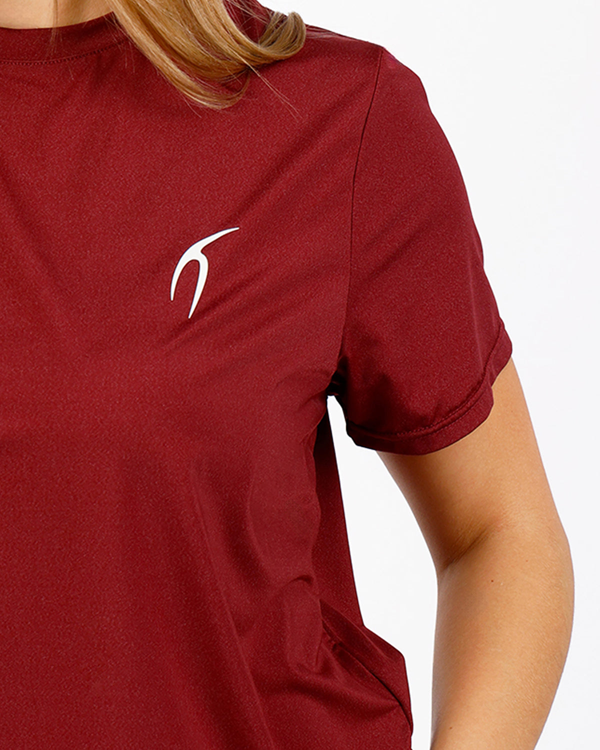 Hyper Short-Sleeves Burgundy Training Top-Atum -99848699