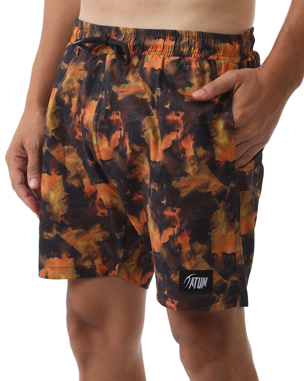 Horizon Orange Swim Short-Atum -98848241