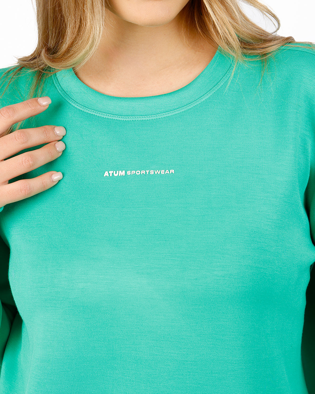 Essential Crew Green Top-Atum -33663627